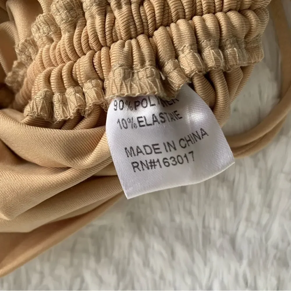 PRINCESS POLLY TAN MINI DRESS